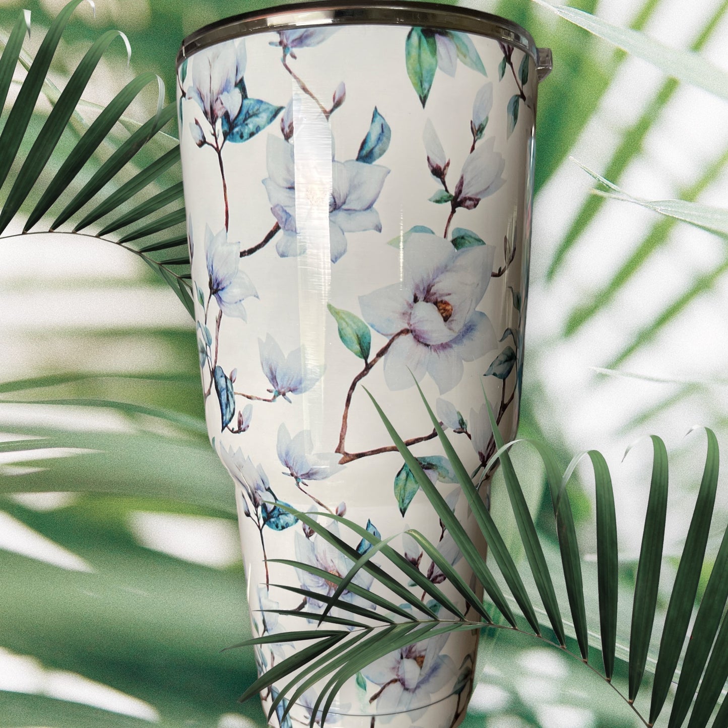 Floral Stainless Steel 30 oz Tumbler
