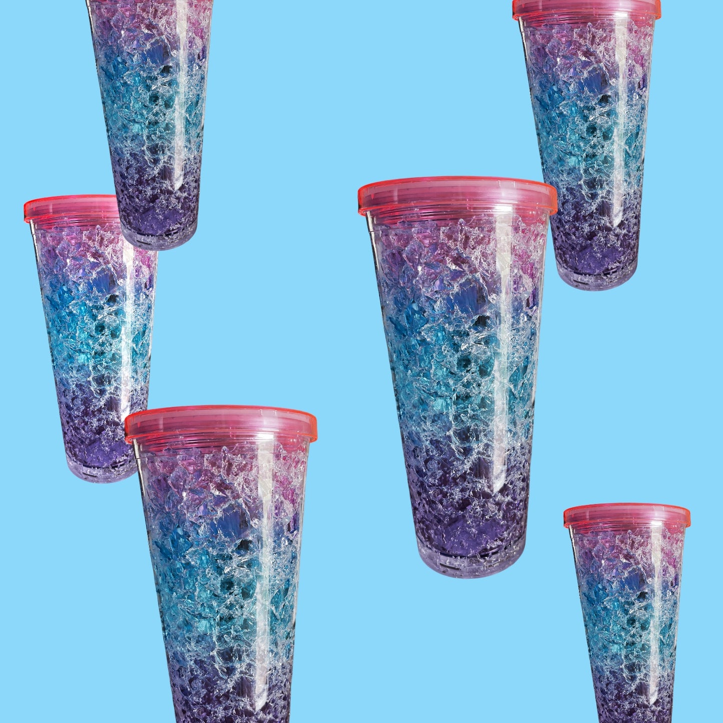 Double Wall Freeze Gel Ombre Tumbler