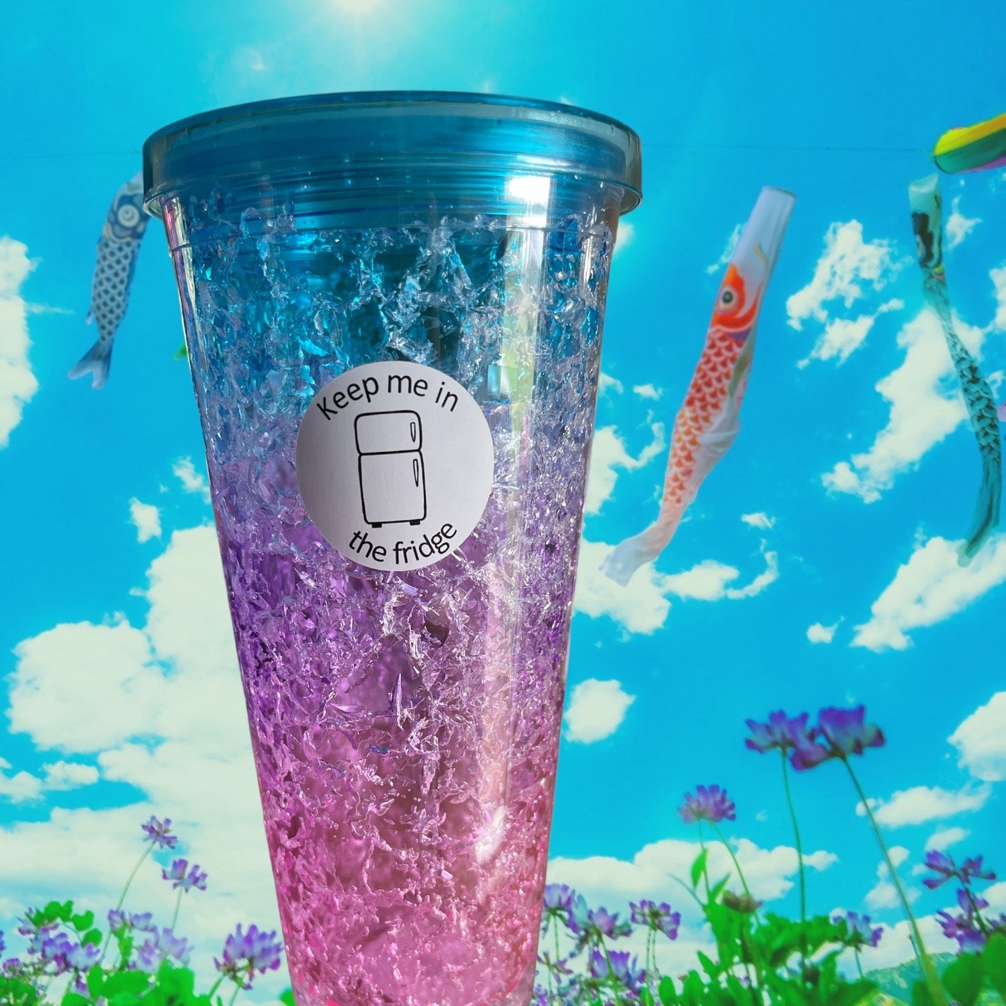Double Wall Freeze Gel Ombre Tumbler